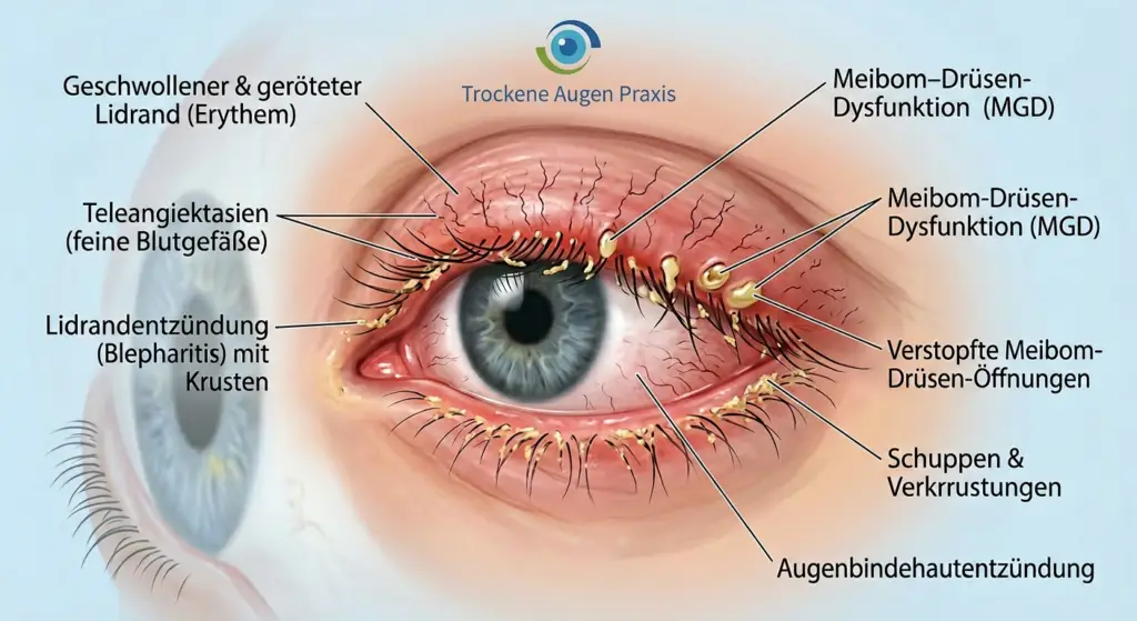 blepharitis, trockene augen trockene augen praxis