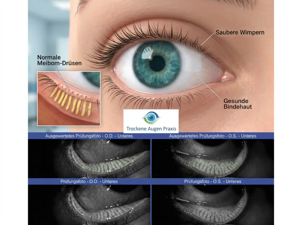 expression meibomdrüsen, trockene augen praxis