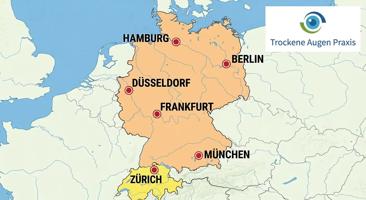 Landkarte Trockeneaugenpraxis