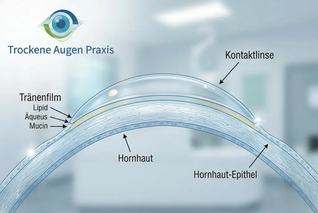 kontaktlinsen und hornhaut