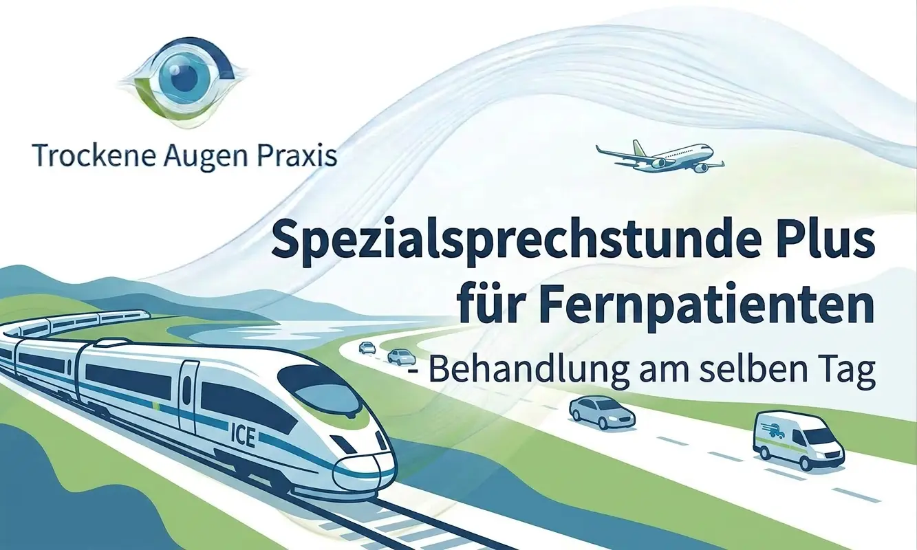 sprechstunde trockene augen mit behandlung